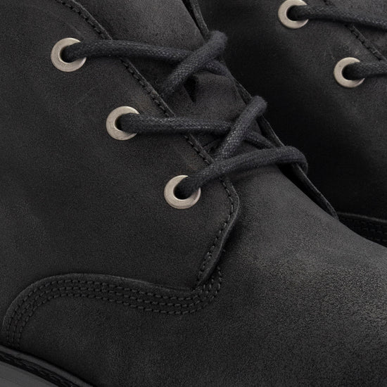 Thorning Men - Lace-up boots - Suede - Black DFW