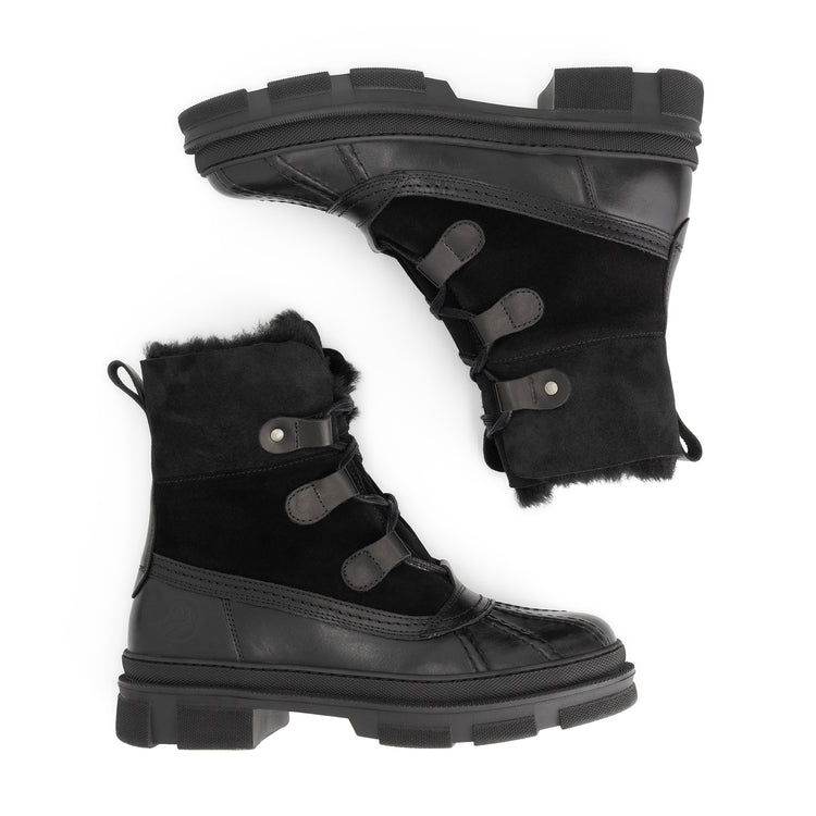 Fernie Women - Winterboots - Wool-lined - Black UPD