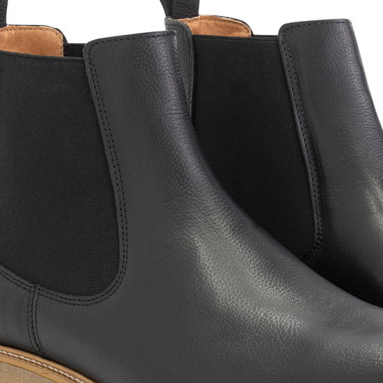 Egleton - Leather chelsea boots - Men - Black DFW