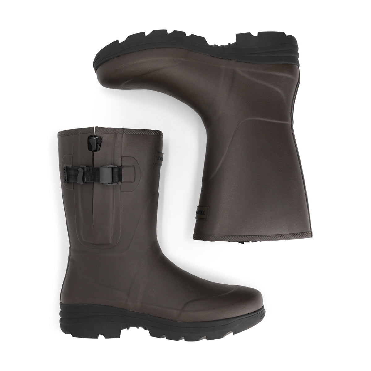 Svaneke Men - Rain Boots - Rubber Boots - Dark Brown UPD