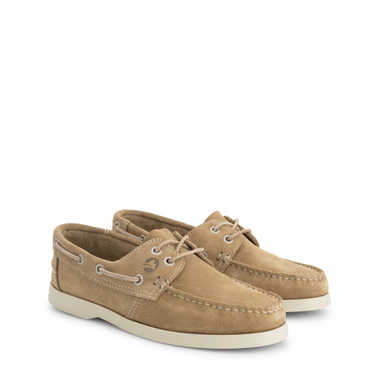 Kajaani Women - Boat shoes - Suede - Light brown FRD