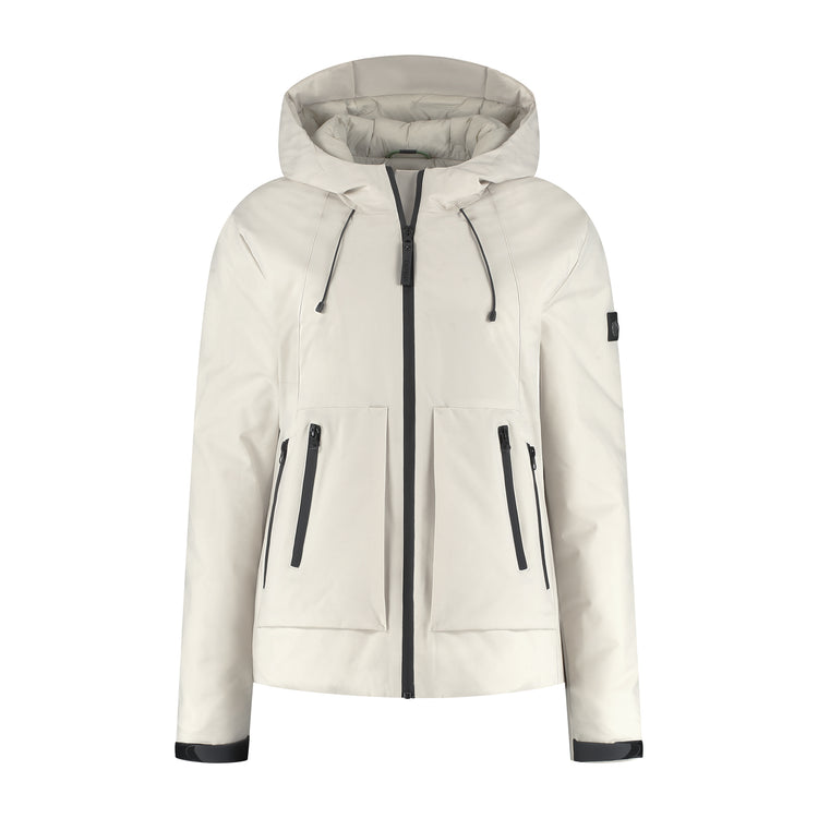 Nayla Women - Lined Hardshell Jacket - Sand F