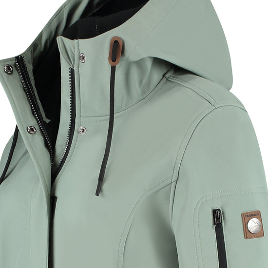 Malika - Waterproof softshell jacket - Women - Green DCB