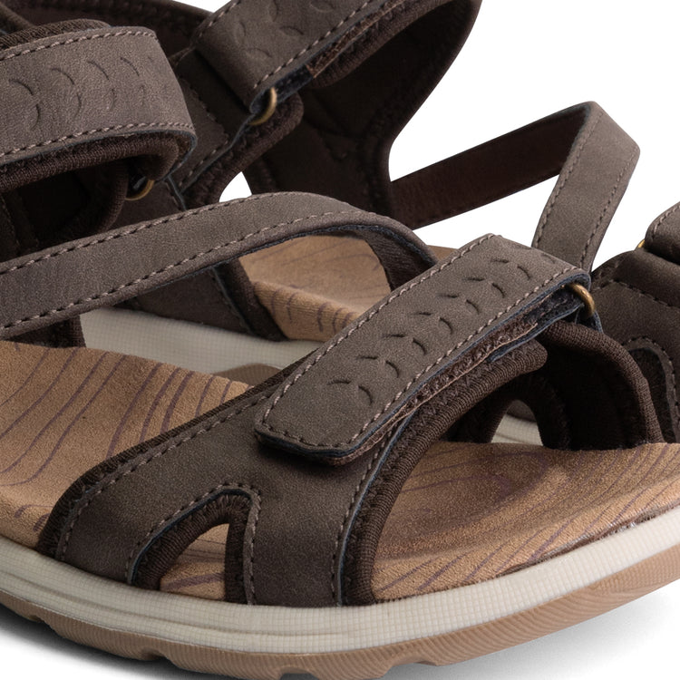 Sollia - Hiking sandals - Women - Dark brown DFW