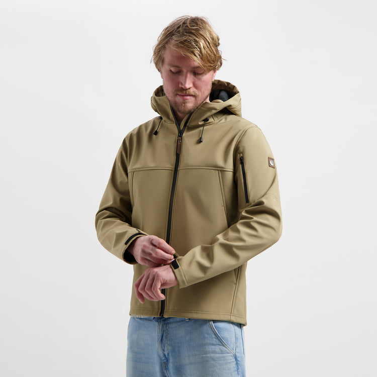 Stian Men - Softshell jacket - Waterproof - Brown MV