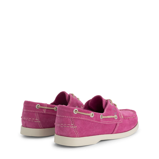 Kajaani Women - Boat shoes - Suede - Pink BD