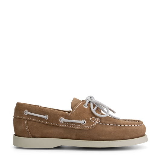 Foss Kids - Boat shoes - Suede - Light brown R