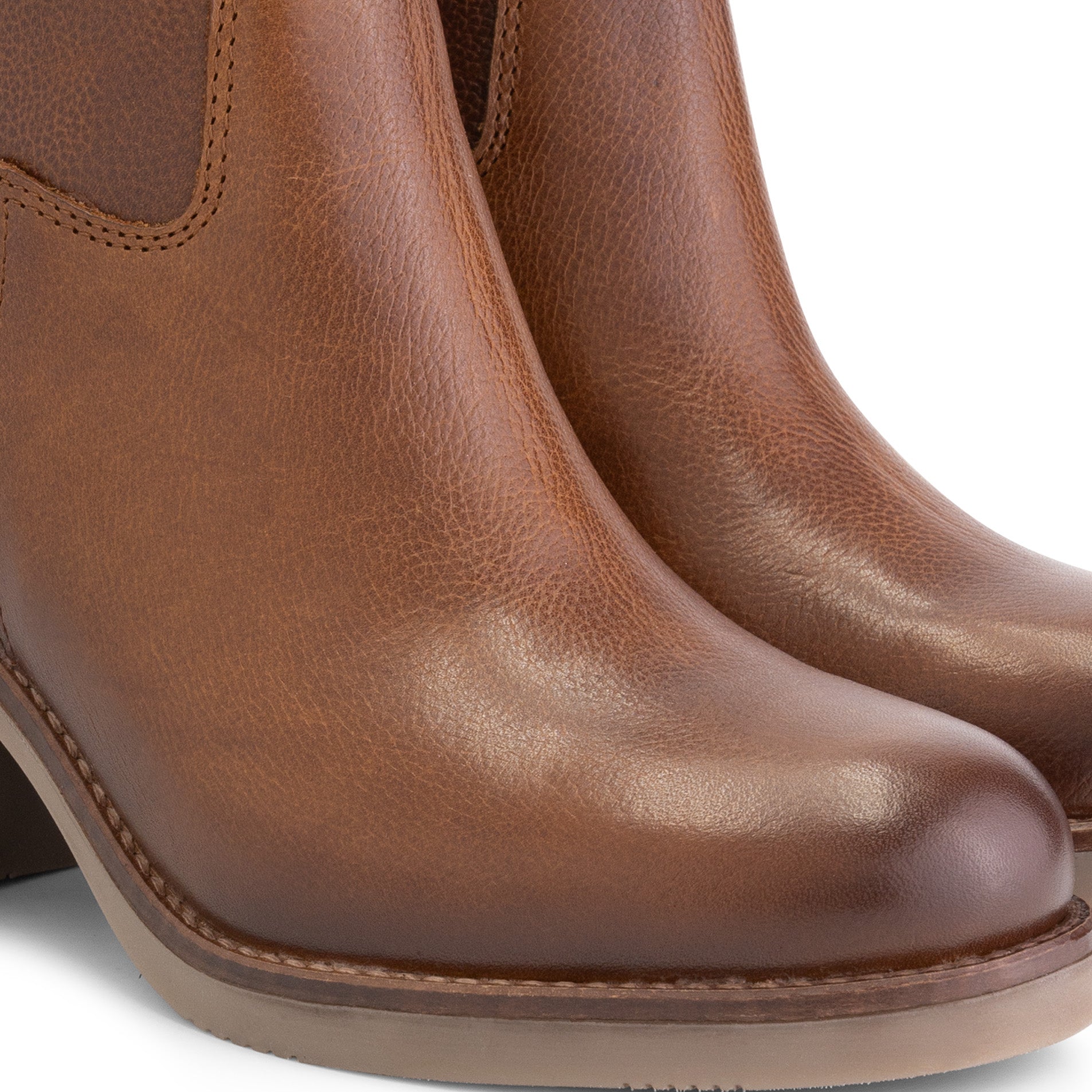 Isere Women - Ankle booties - Leather - Cognac DFW