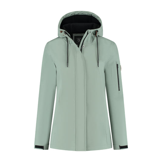 Malika - Waterproof softshell jacket - Women - Green F