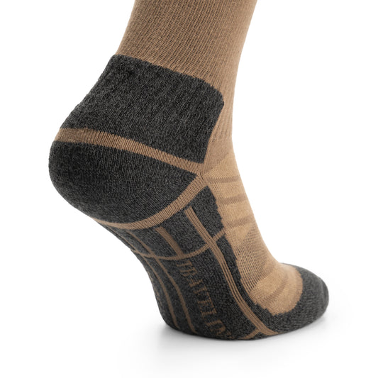 Travelin’ Bran Unisex 2-pack hiking socks – Seamless & breathable – Brown ACC2
