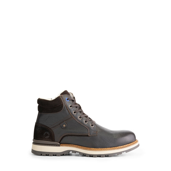 Sundby Men - Lace-up boots - Wool-lined - Brown R