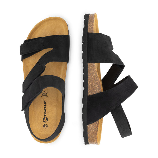 Hedeby Men - Sandals - Suede - Black UPD