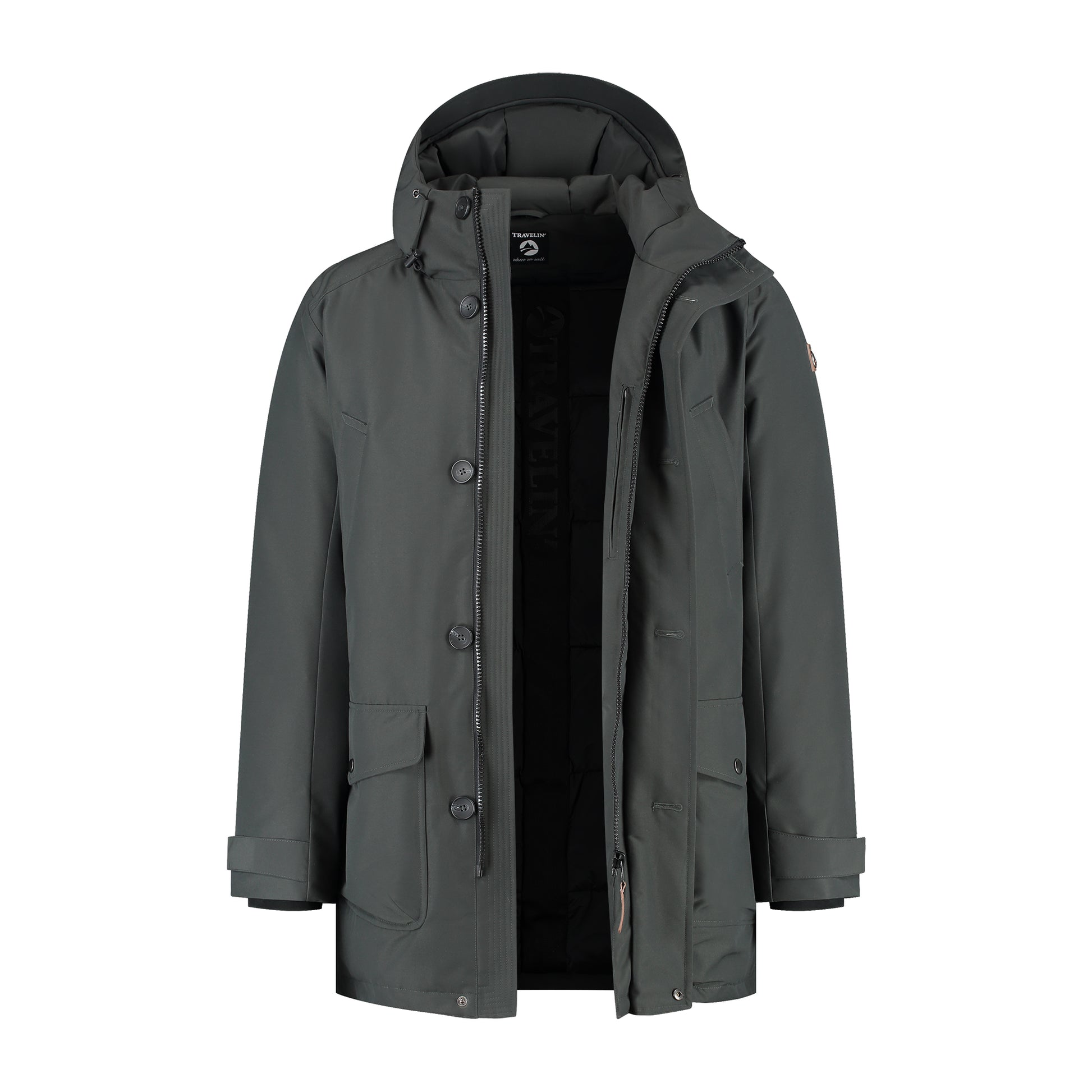Olav Men - Parka - Waterpoof - Dark grey CVO