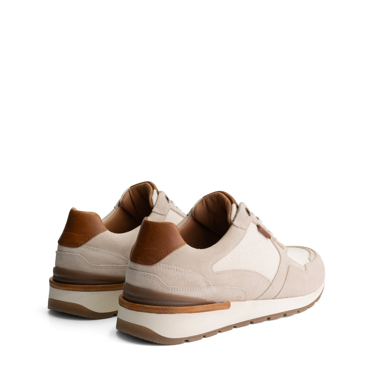 Newberry Men - Sneakers - Canvas and suede - White BD