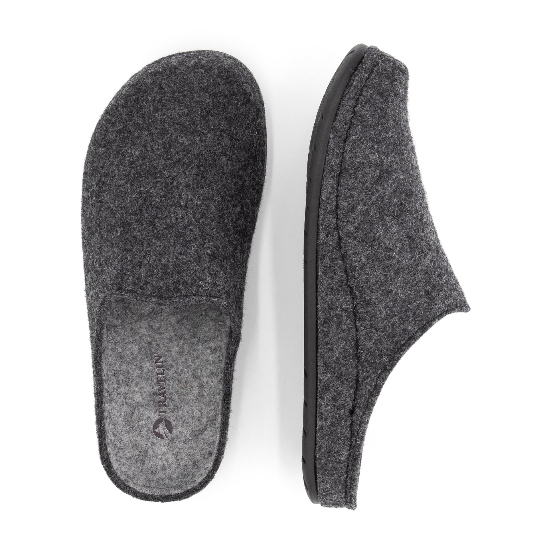 Come Home Women - House slippers - Wool - Dark grey UPD