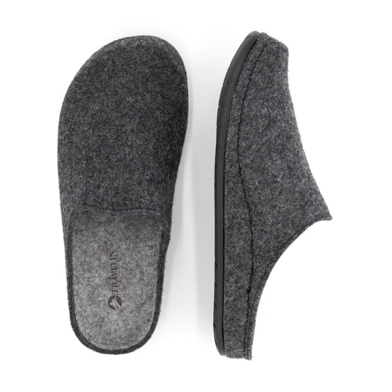 Come Home Women - House slippers - Wool - Dark grey UPD