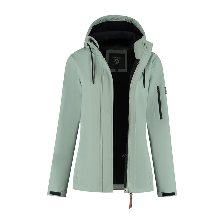 Malika Women - Softshell jacket - Waterproof - Green CVO