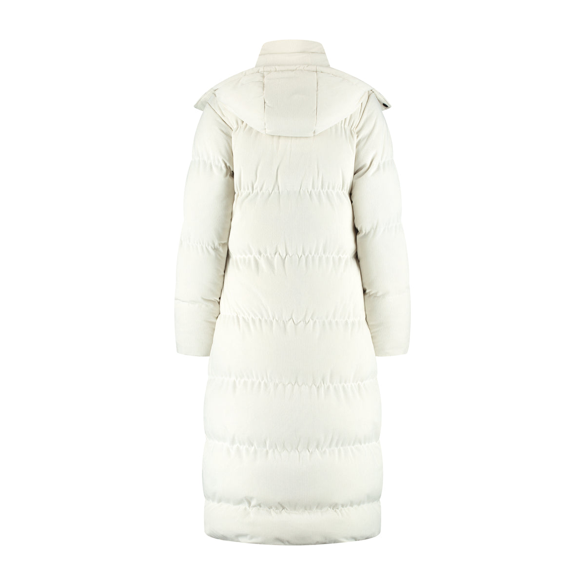 Umea Women - Puffer Winter Jacket - Corduroy - Off-White B