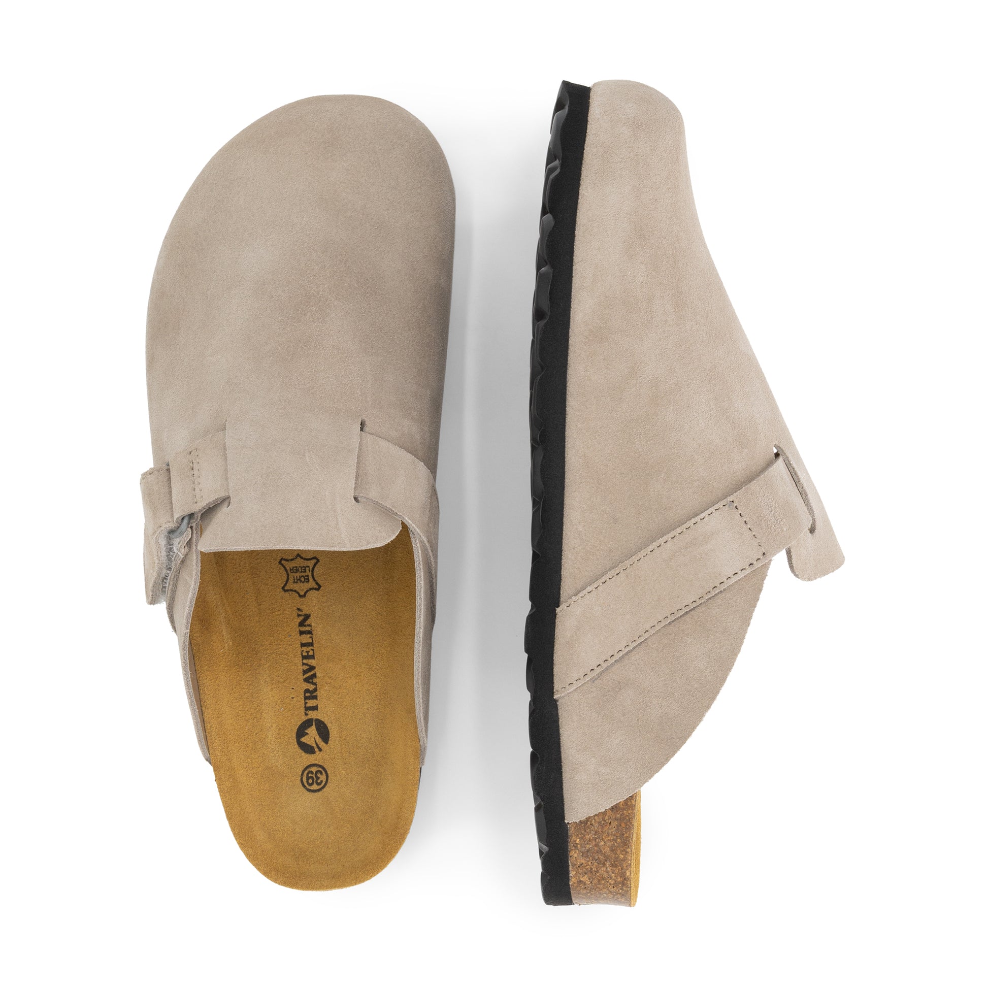 Tannas Women - Clogs - Suede - Grey UPD