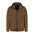 Steffen Men - Hooded Cardigan - Sweat - Brown F