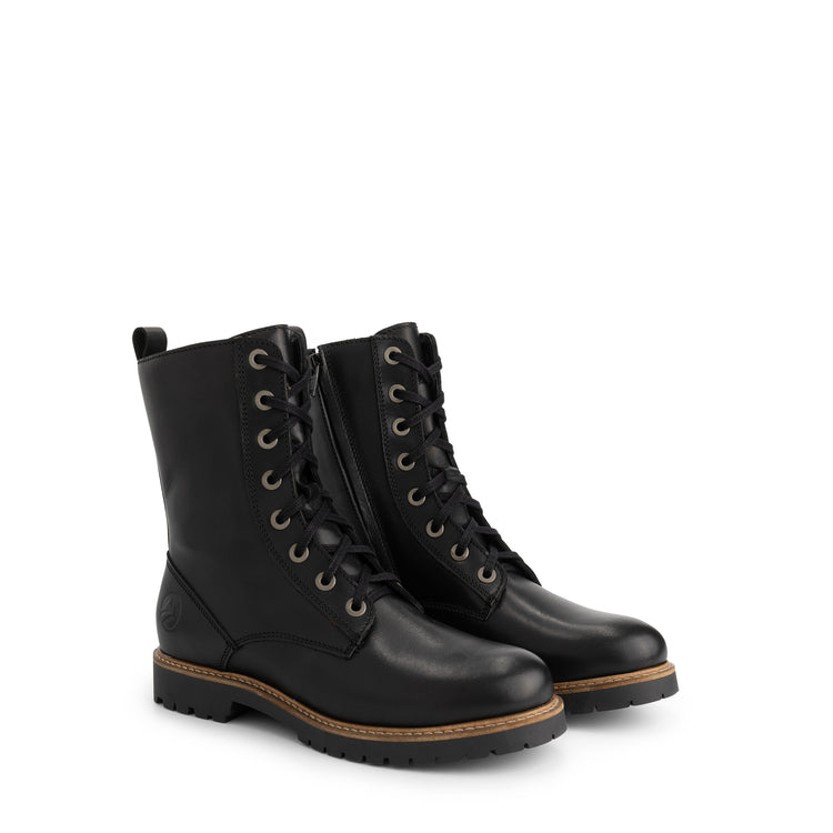 Forsol Women - Lace-up boots - Leather - Black FRD