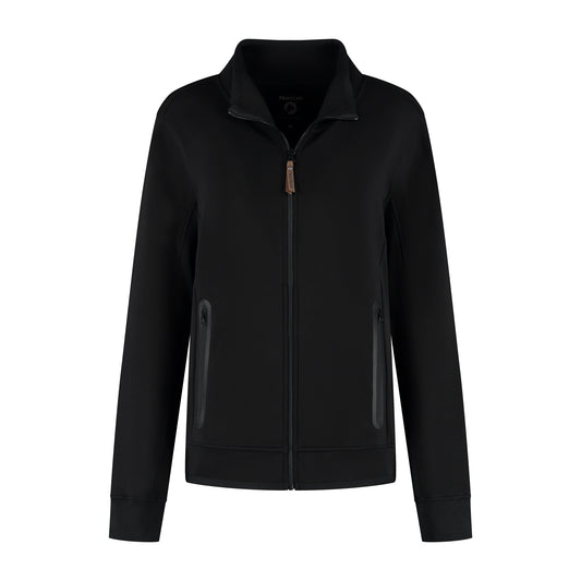 Olia Women - Outdoor Cardigan - Sweat - Black F