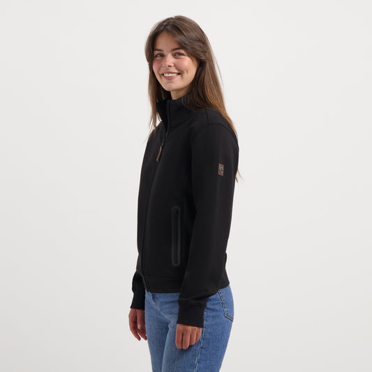 Olia Women - Outdoor Cardigan - Sweat - Black MV