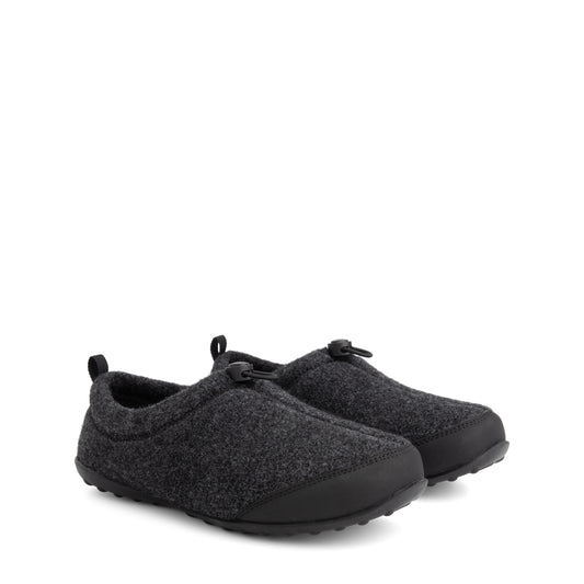 Back2Home Women - House slippers - Wool - Dark grey FRD