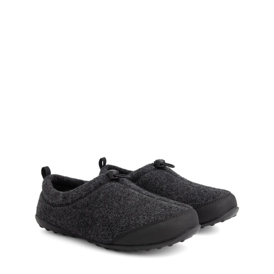 Back2Home Women - House slippers - Wool - Dark grey FRD