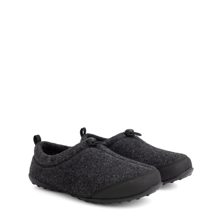 Back2Home Women - House slippers - Wool - Dark grey FRD