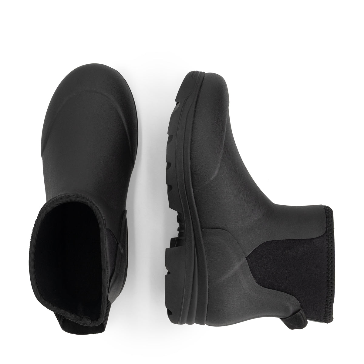 Inari Men - Rubber Ankle Boots - Rain Boots - Black UPD