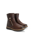 Vilsted Women - Ankle boots - Wool-lined - Dark brown FRD