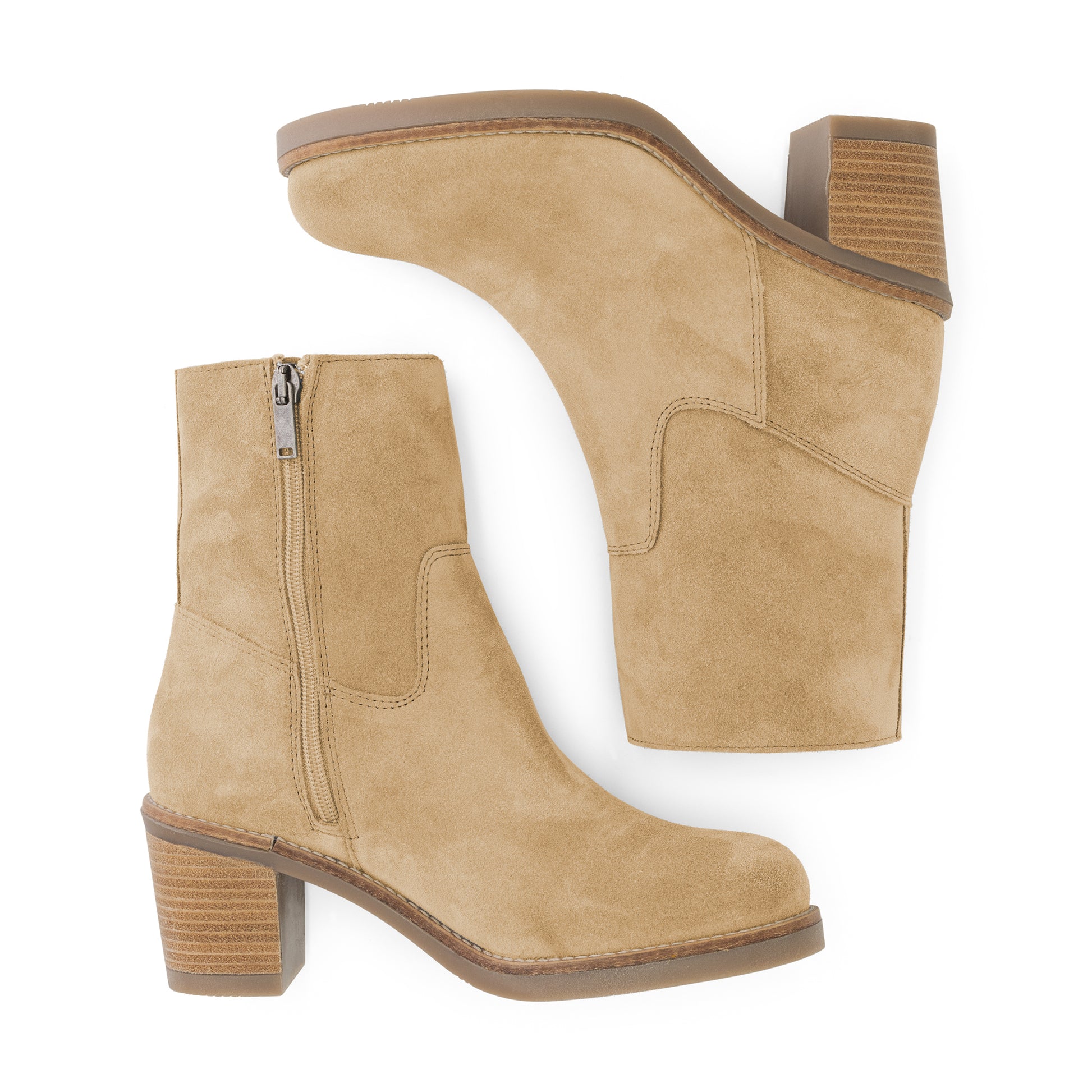 Valence Women - Ankle Booties - Suede - Sand UPD