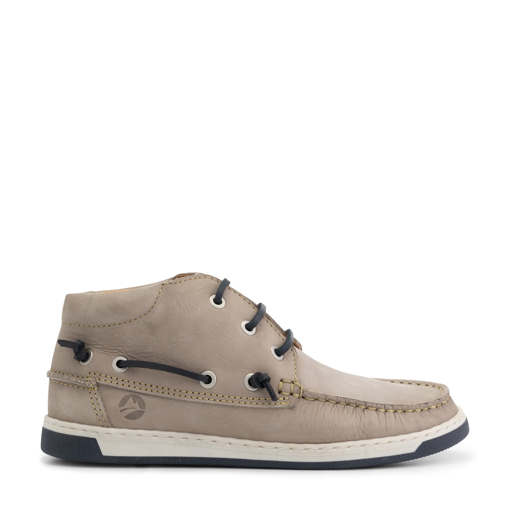 Maenporth Women - Mid lace-up shoes - Leather - Grey R