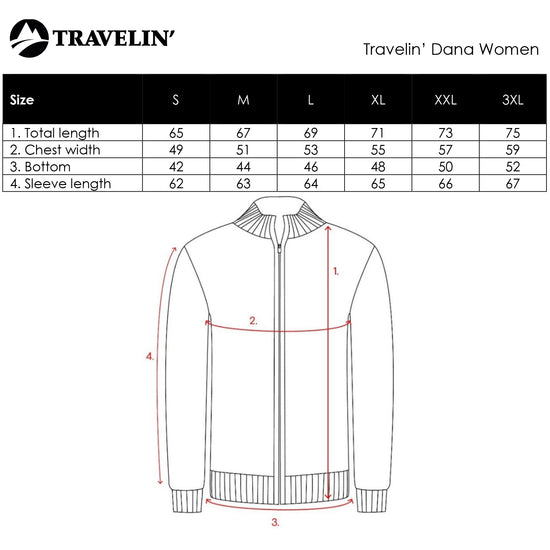 Dana Women - Outdoor cardigan - Padded - Sand SC