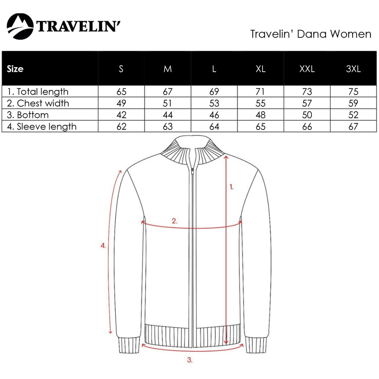 Dana Women - Outdoor cardigan - Padded - Sand SC