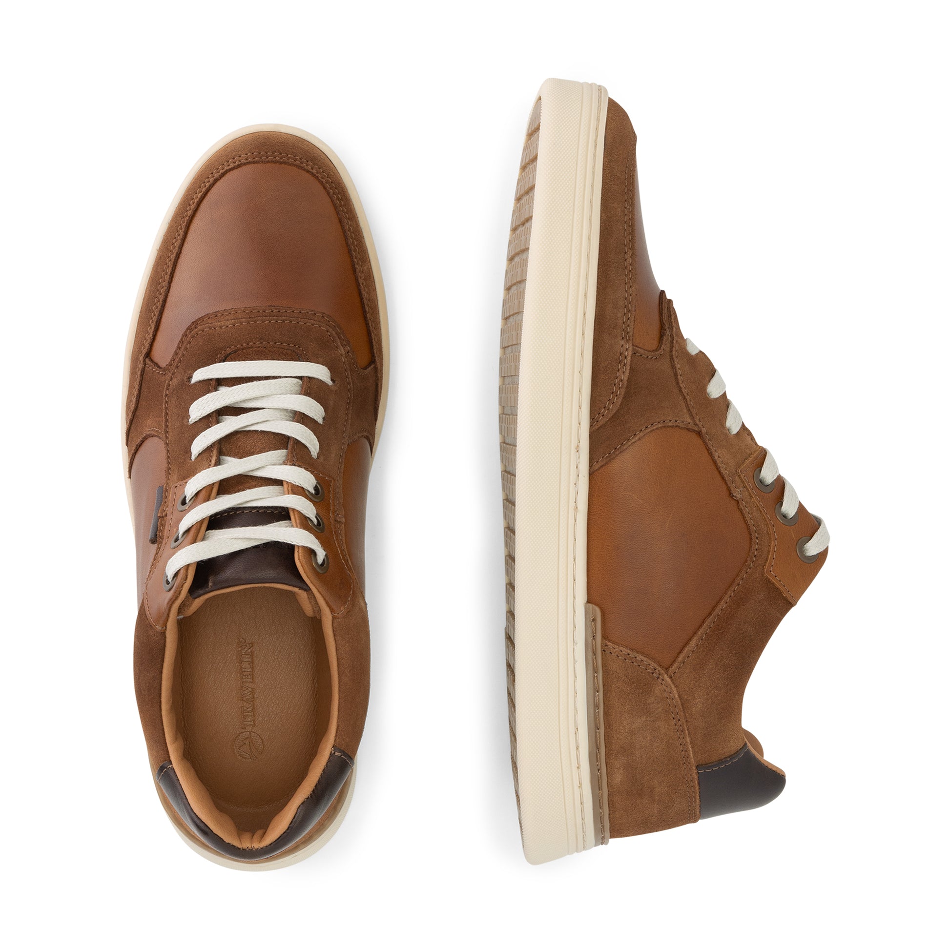 Burnham - Leather sneaker - Men - Cognac UPD