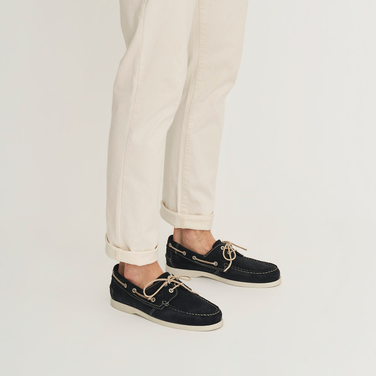 Krokvag Men - Boat shoes - Suede - Navy MV