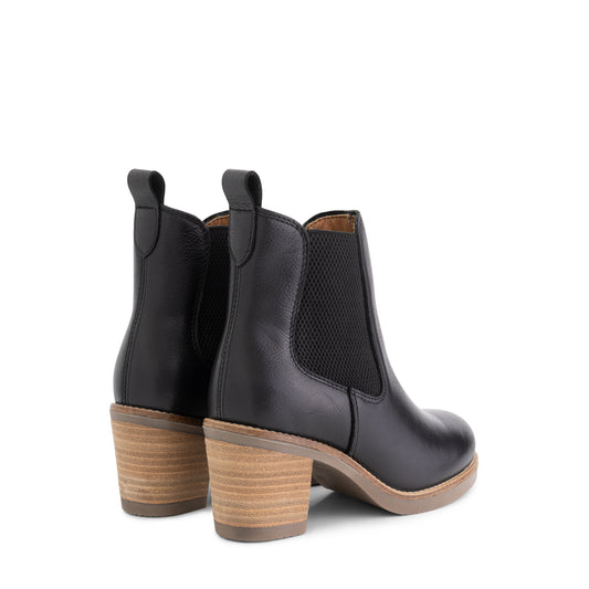 Ivry - Chelsea boot with heel - Women - Black BD