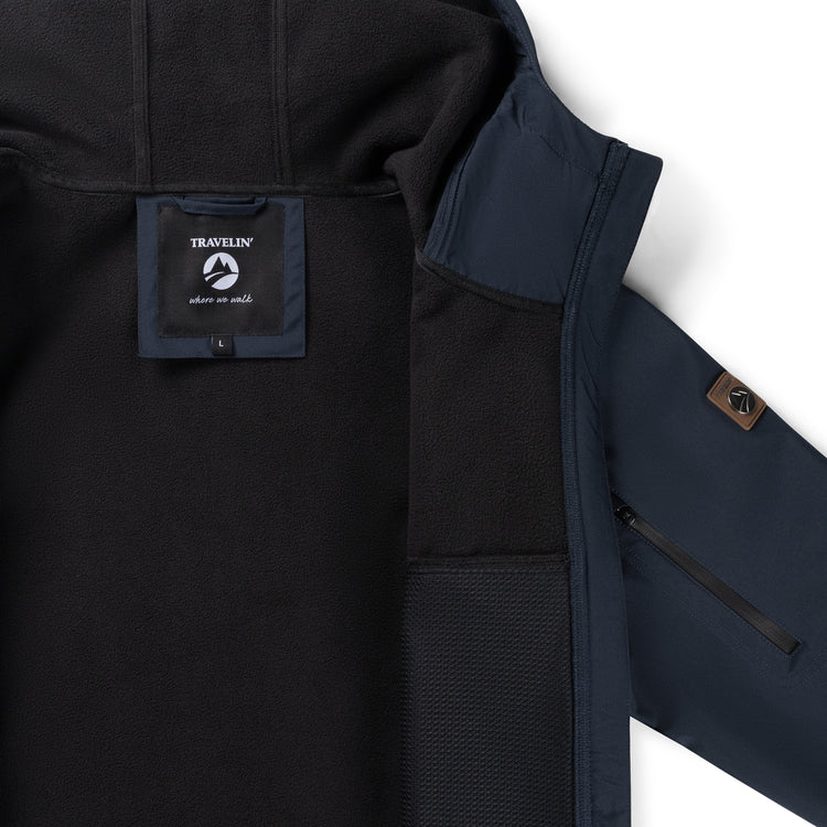 Stian - Waterproof softshell jacket - Men - Navy DCI