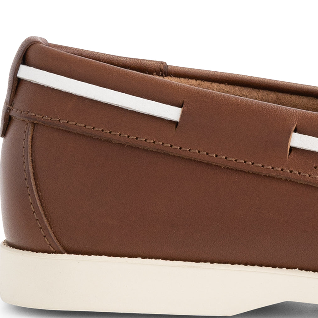 Ebeltoft Women - Boat shoes - Leather - Brown DFH