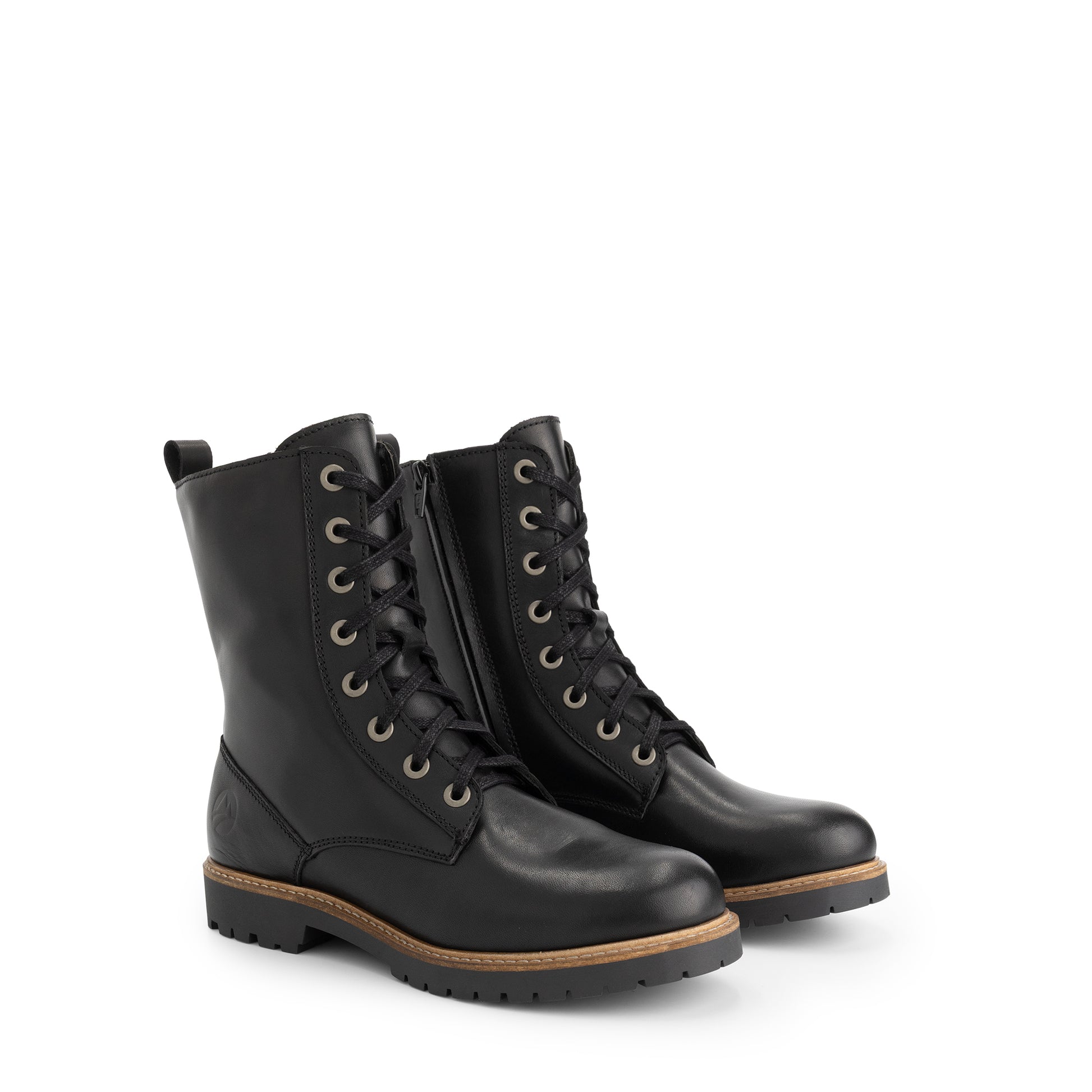 Ranelva Women - Lace-up boots - Wool-lined - Black FRD