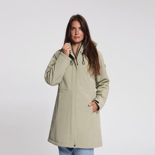 Elinor Women - Softshell Jacket - Waterproof - Light Brown MV