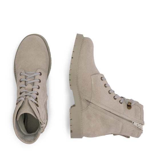 Blegna Women - Lace-up boots - Suede - Grey UPD