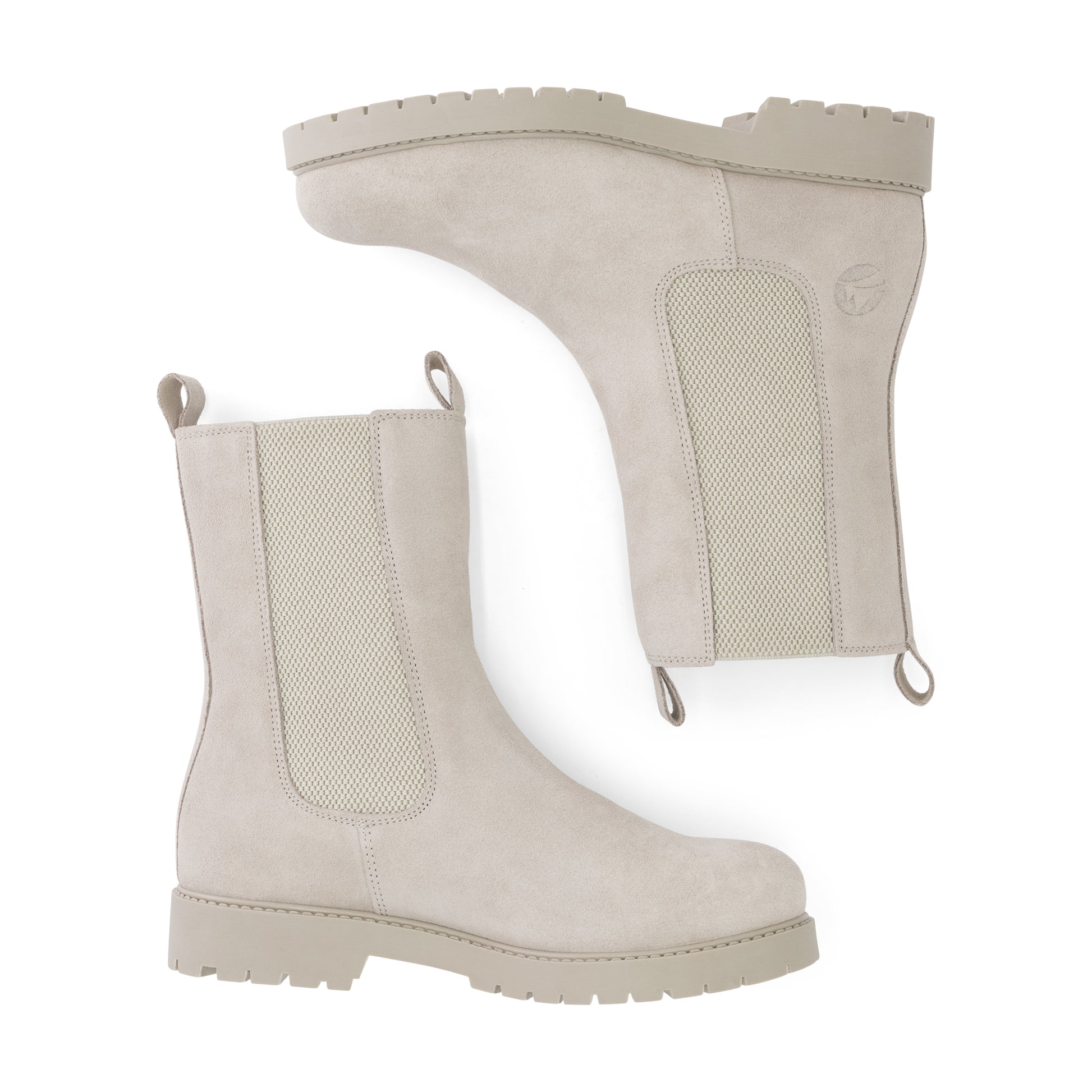 Glomma - High chelsea boots - Women - Grey UPD