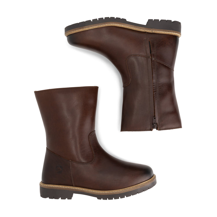 Bjornstad Women - Boots - Wool-lined - Dark brown UPD