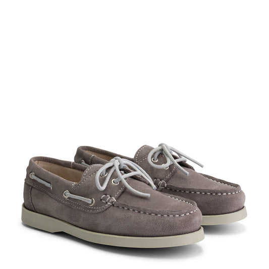 Foss Kids - Boat shoes - Suede - Grey FRD