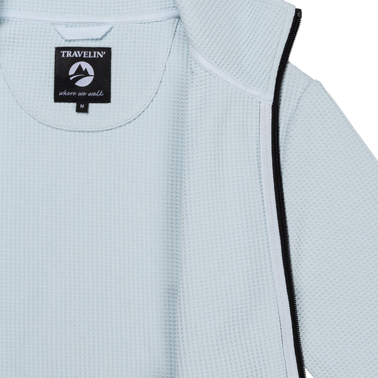 Pia Women - Outdoor cardigan - Light blue DCI