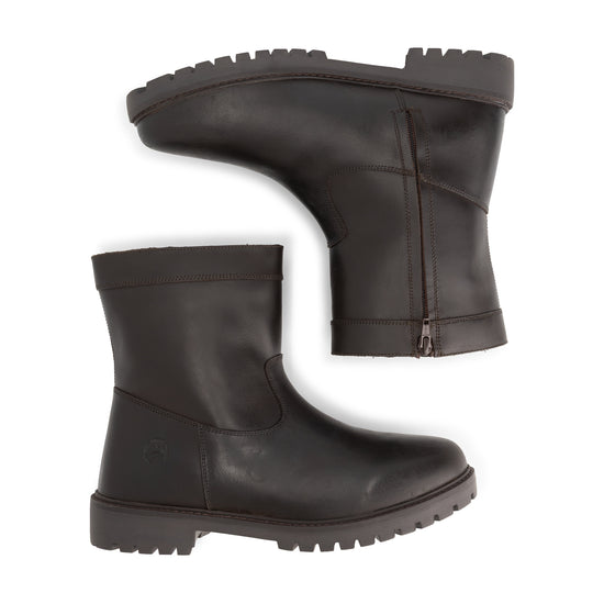 Husby Men - Boots - Wool-lined - Dark brown UPD