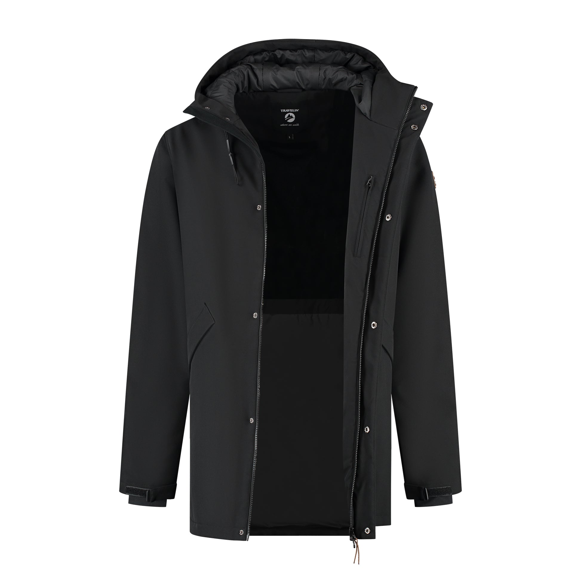 Enok Men - Softshell jacket - Padded - Black CVO
